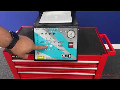 Máquina de Limpeza e Teste de Injetores/Injeção Direta GDI com Cuba 01 Litro KITEST-KA-200 - Vídeo