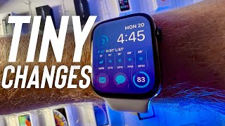 Tiny Changes I found in watchOS 9