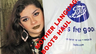 MOTHER LANGUAGE BOOTS HAUL VIDEO