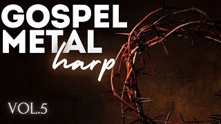 Gospel Metal Harp Vol. 5 | Letra na tela: hinos 585, 87, 249,  89, 100, 151, 244, 101 e 141 - IA