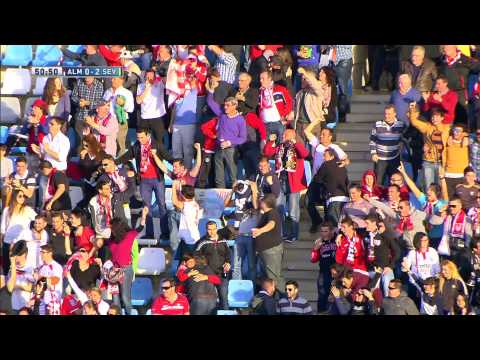 Gol de Carriço (0-2) en el UD Almería - Sevilla FC - HD
