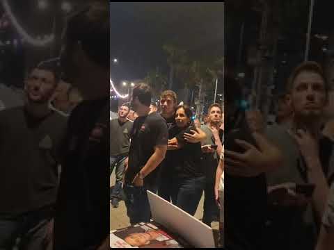 מפגן תמיכה ומיצג בנתניה להחזרת החטופים (וידאו)