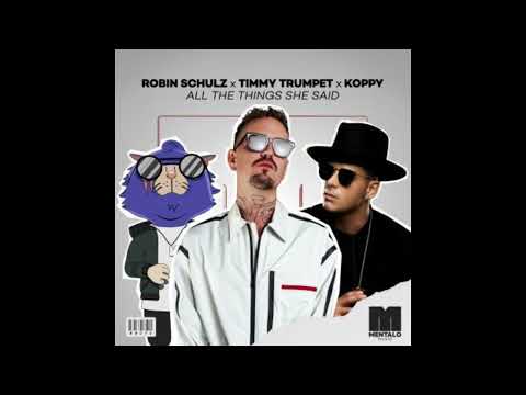 Robin Schulz x Timmy Trumpet x Koppy - All The Things She Said (Pre-release)