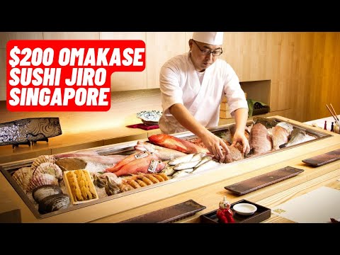$ 200 OMAKASE em CINGAPURA Sushi Jiro PARKROYAL COLLECTION Marina Bay Melhor Jornada Gourmet Japonesa em CINGAPURA