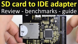 SD memory card to IDE adapter review benchmarks guide