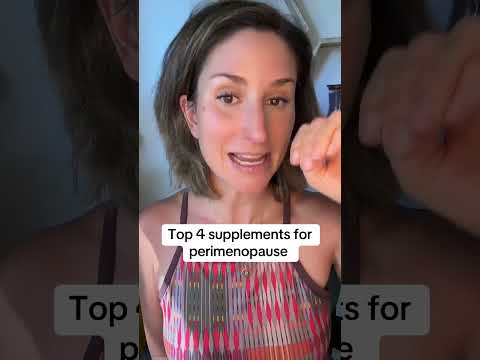 Top 4 supplements for perimenopause