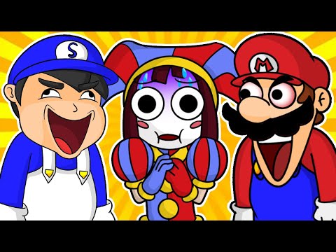 Funny AMAZING DIGITAL CIRCUS & SMG4 Shorts Compilation Ft. Mario