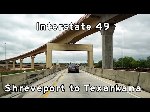 Interstate 49 - Shreveport to Texarkana - Louisiana to Arkansas - 2018/04/04