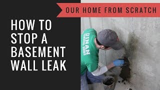 How to Stop a Basement Wall from Leaking