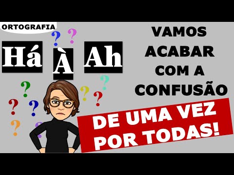 ✅Quando usar há, à ou ah