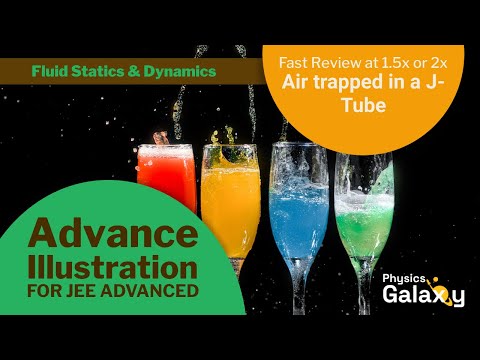 4. Advance Illustration | Fluid Statics & Dynamics | Air trapped in a J-Tube | by Ashish Arora