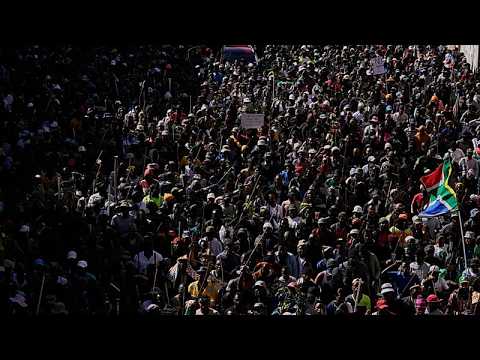 Video Thumbnail: South African protesters call for undocumented migrants to leave