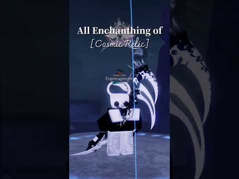 All Cosmic Relic Enchant! 🌌 #shorts #fisch