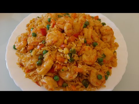 Delicious rice with shrimp recipe