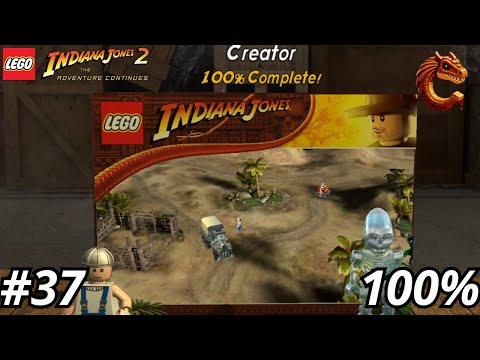 LEGO Indiana Jones 2 100% Walkthrough Part 37 Level Creator  100% Complete