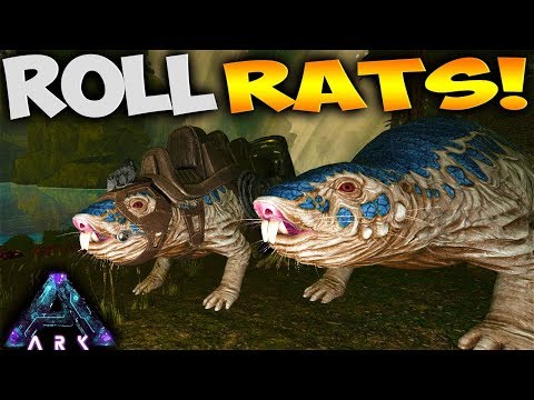 ROLL RAT TAMED!  BREEDING BLUE COLOR MUTATION (Ark Survival Evolved Aberration Pooping Evolved Ep 3)