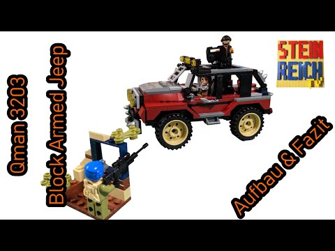 Qman 3203 Thunder Mission Block Armed Jeep Aufbau & Fazit