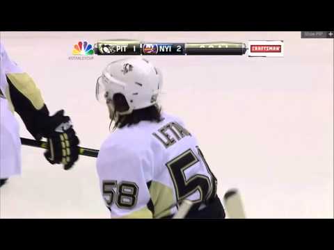 Jarome Iglina PP goal-Penguins versus Islanders Game 3 5/5/13