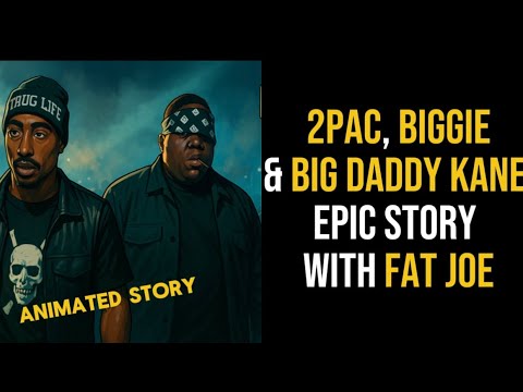 2pac, Biggie& Big Daddy Kane Epic story with Fat Joe #2pac #biggie #fatjoe #bigdaddykane  #animated