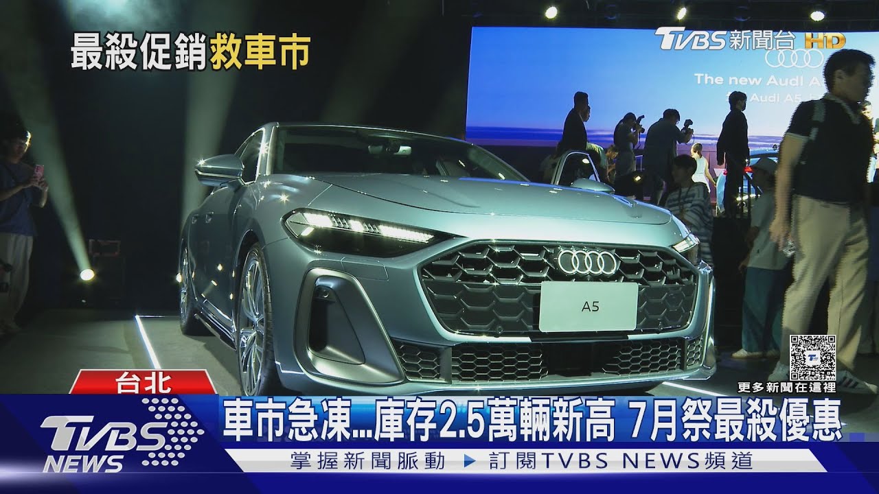 進口車存港量創新高！車廠保稅倉堆滿　台北港「停滿2.5萬輛」