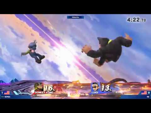 KoL | Konga (Donkey Kong) vs tHB | RiX (Yoshi/Luigi) - R1 Pools