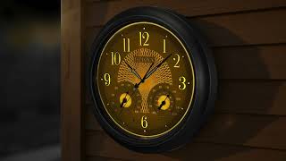 Bulova C4813 Tiverton Weather Master LED Outdoor Wall Clock | Playful Tail