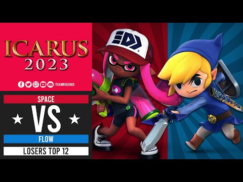 Icarus 2023: Losers Top 12 - mCon| Space (Inkling) Vs GO| Flow (Roy,Toon Link)