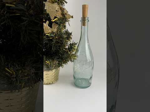 LED гірлянда ПРОБКА на батарейці AAА з 20 LED діодами, довжиною 2 метра без мерехтіння (колір теплий білий)