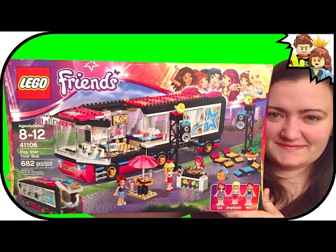 LEGO Pop Star Tour Bus 41106 Friends Review - BrickQueen