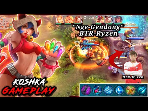 NGEGENDONG "PRO PLAYER PUBG kw" BTR-RYZEN - VAINGLORY KOSHKA CO GAMEPLAY 3v3 2021