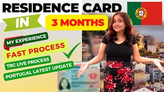 How to Get Portuguese Residence Card within 3 Months I Portugal TRC