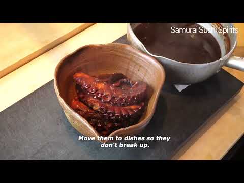 How to Prepare for the Big Octopus｜Daily Routine by Michelin Sushi Chef
