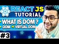 ReactJS Tutorial 3 What Is DOM DOM Vs Virtual DOM Virtual DOM In React