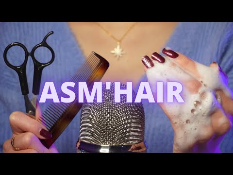 💈 SEANCE COIFFEUR ASM'HAIR - Shampoing, coupe, ASMR visuel, peu de paroles
