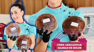 Como Armazenar Massas de Bolo