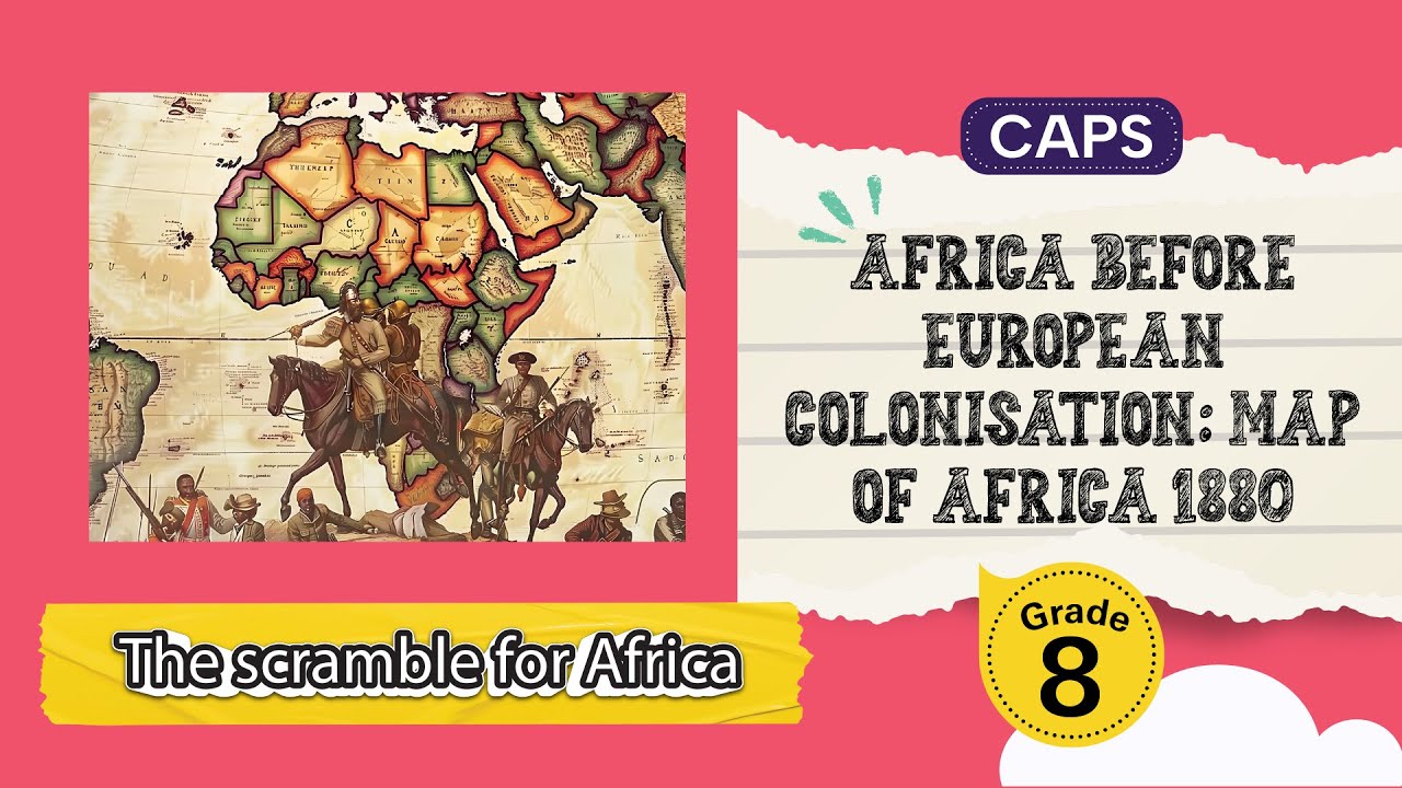 Africa before European Colonisation: Map of Africa 1880