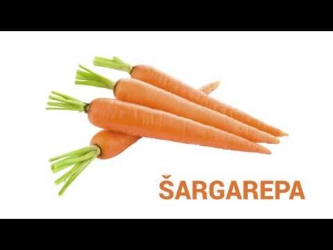 Nazivi povrća - Učenje za decu (na srpskom)