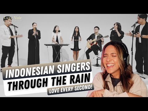 Indonesian Singers - Through The Rain - Mariah Carey (Cover) | REACTION!!