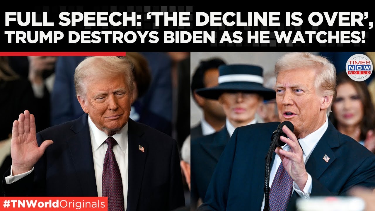 FULL | Trump Declares 'Golden Age' for America in Fiery Inaugural Speech | Times Inauguration