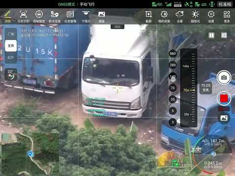 Autel Alpha drone zoom demonstration