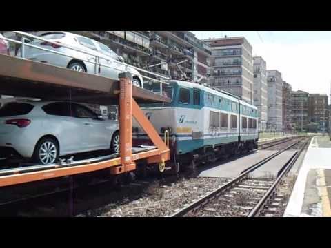 E655.185 sul MRS 57344 Piedimonte V.S.L. Aquino - Torino Orbassano, in partenza da Roma Tuscolana