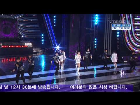 101230 HD SBS歌謠大戰 T-ARA  -  I Go Crazy because Of You