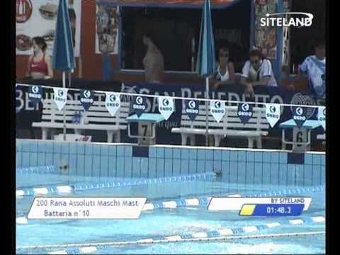 Serie 10 dei 200 Rana  Assoluti Maschi Master - 12 MEMORIAL ANDREA BETTIOL
