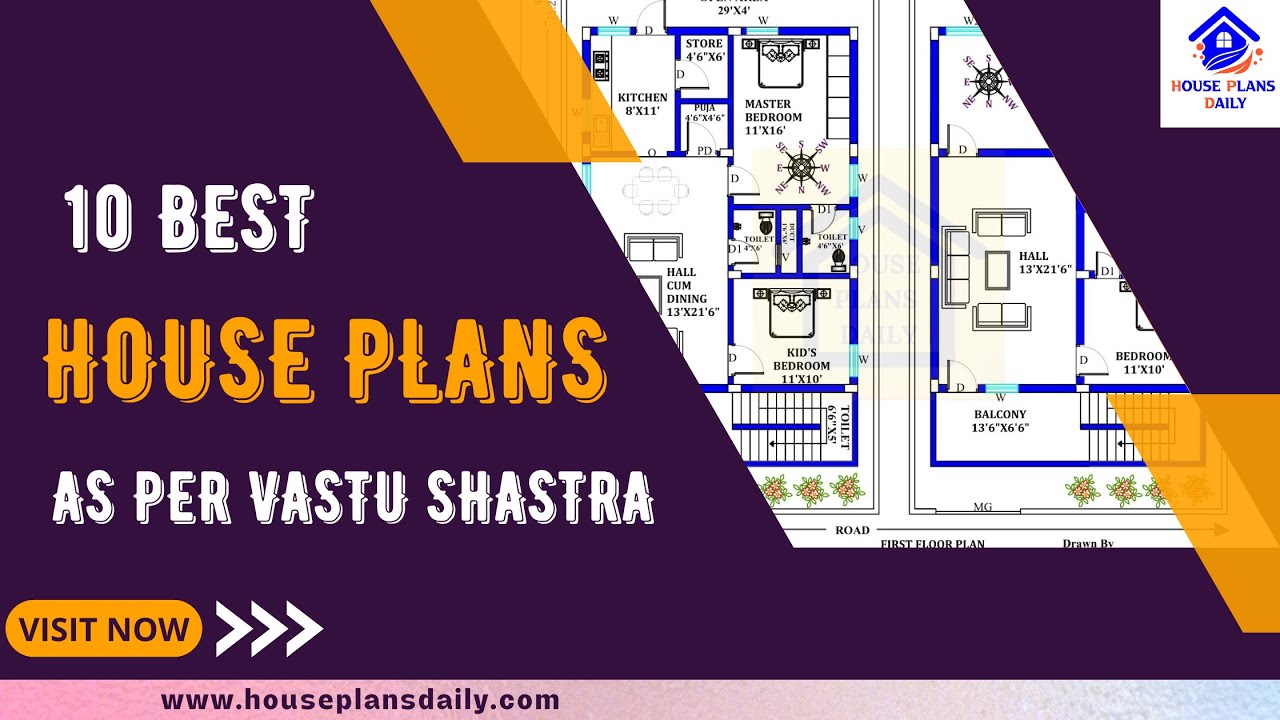 10 Best House Plans As Per Vastu Shastra | Ghar ka Naksha Vastu ke Anushar