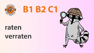 Rate mal / verraten / Wortschatz Deutsch B1 B2 C1