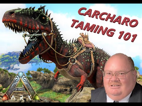 I Finally Tame the Carcharodontosaurus! Ark: Survival Evolved