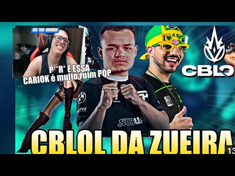 NOTAREACT #9 - CAITLYN SUPORTE E CARIOK PERDIDO - CBLOL DA ZUEIRA [Dolar Caiu]