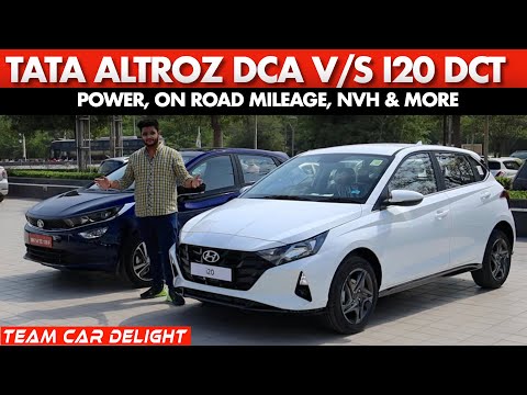 Tata Altroz DCA vs Hyundai i20 DCT - Detailed Drive Review Comparison | Best automatic Car in 8 Lakh