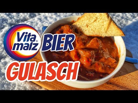 Malzbiergulasch mit Rindfleisch - absolute Geschmackexplosion aus dem Dutch Oven