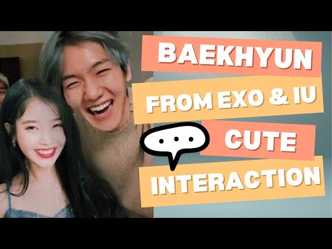 EXO Baekhyun and IU interactive we never thought existed